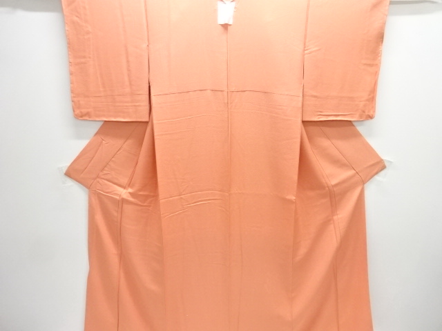 JAPANESE KIMONO / UNUSED IROMUJI KIMONO / SILK / WOVEN ARABESQUE / SINGLE CREST